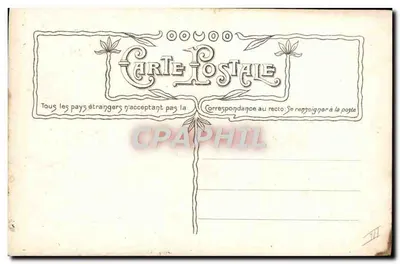 Sainte Marie — ilustracja Art Nouveau — wydawca Croissant Paris n°3028 — Rewers