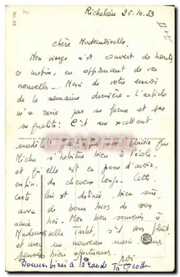 Świnka i mała świnka — scena z zoo — wydawca drukowany w Szwajcarii, n°48 — Rewers