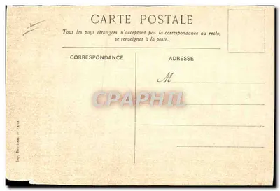 Antieke ansichtkaart Elefanten Messageries Maritimes De pas van Ramboda in Ceylon — Achterkant