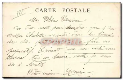 LYON — Parque da Tête-d'Or — O Elefante "Loulou" — M.P. n°178 — Verso