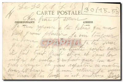 Prigionieri tedeschi — Guerra 1914-1915 — Lunéville-Foto, Piazza dell'Chiesa, n°13 — Verso