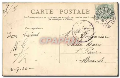 Paysages des Pyrénées — 77 — Mille Bons Souhaits des Pyrénées — editore non visibile — Verso