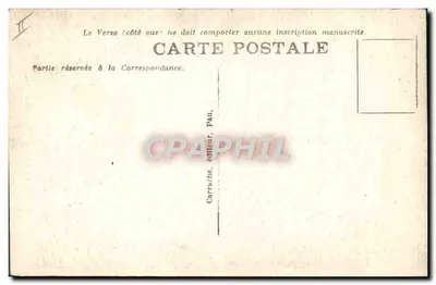 Pasterzka biegnąca — Pireneje — Carrache, Pau, n° 1011 — Rewers