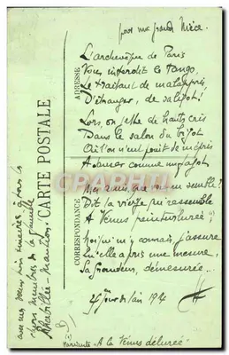 Górscy ludzie idący do Kościoła — LL — SCÈNES ET TYPES DES PYRÉNÉES — nr 15 — Rewers