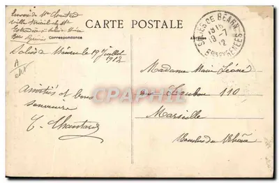 SALIES-de-BÉARN — Due bei Compètes — Galerie Salies — Verso