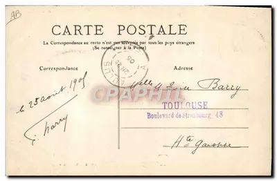 Een Weide — De Pyreneeën — Uitgever M.2 L. (nr. 2035) — Achterkant