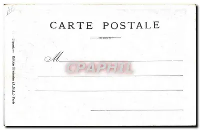 Ovo do Marrocos — Série de cartas postais 1903 — Edição Francesa (A.M.L.) Paris — Verso