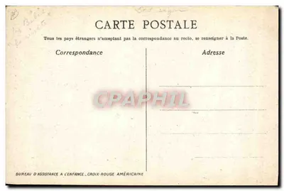 Bambini francesi — appello per aiuto — Imp. G. Bataille, Parigi, N° 824 — Verso