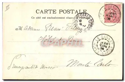 Cannes (A.M.) - Observatório do Pézou — P. L. Maillaut, editor, Cannes 581 — Verso