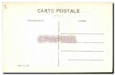 Sommet du PUY de DOME — L'Observatoire — Edit. G. d'O. — Verso