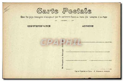 Bourges — Observatório de Astronomia do Abbé Moreux — Editor: Cartes Postales en Gros, Bourges — Verso