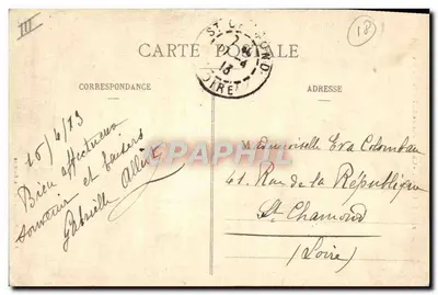 Bourges - Observatorio del Sr. el Abad Moreux — Edición Nouvelles Calories, Bourges — Reverso