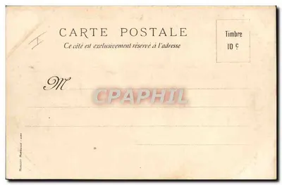 Paquebot "Algérie" — Algemene Maatschappij voor Stoomvaart — Marseille — Achterkant