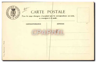 Cabina di Lusso — Messageries Maritimes — André Lebon — Verso