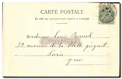 Dos soldados con képi — caricatura — Fototipias A. Burgert et Cie, Nancy — Reverso