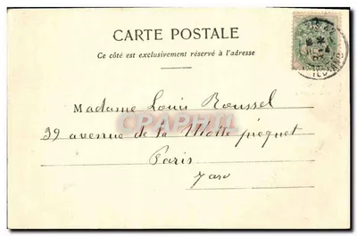 A Aranha de Pitou — caricatura de soldado em férias — Fototipia A. Bergeret e Cie, Nancy — Verso