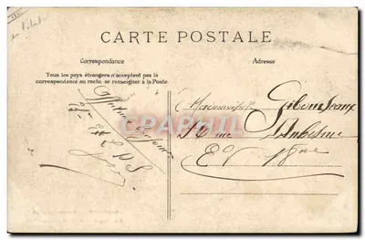 Nogent — Jardin Colonial — Le Nègre Samba et Lambarène — Verso