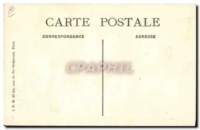 Paris - Jardim Botânico - O Elefante — editor P.M. 40 bis, rua do Pré-Saint-Gervais, Paris — Verso