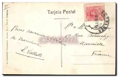 Barcelone — Elefant w parku — La Industrial Fotográfica de A. Fàbret València, n°9 — Rewers