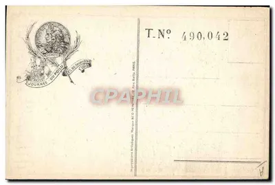 Dia do Poilu — 25 e 26 de dezembro de 1915 — Impressions Artisquées Marque N.E.O. Paris — Verso