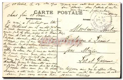 Tipos de paisagens — Trop pressé — MTIL n°3307 — Verso