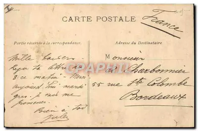 Bagno umoristico — caricatura di bagnanti — L.&J.W. Paris — Verso