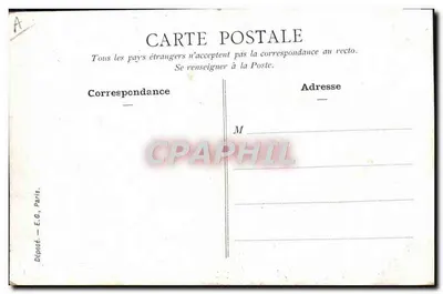 La Mattchiche — Resultado do conflito franco-alemão — E.G., Paris — Verso