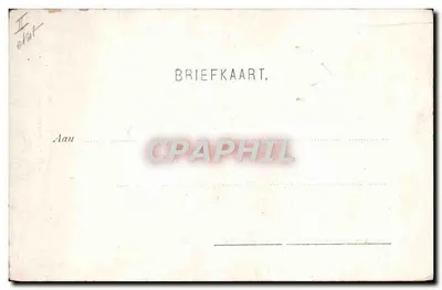 Stara pocztówka Wilhelmina Prins Hendrik — Rewers