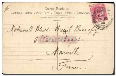Vapore Amiral-Ponty — traversata in cattivo tempo — H. Grimaud - Marsiglia — Verso