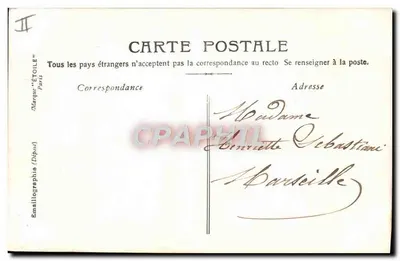 Clairière — Karta pocztowa Art Nouveau z portretami kobiet — Marka 'ÉTOILE' Paryż — Rewers