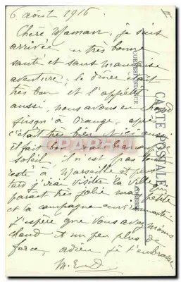 Chambéry — Fontein van de Elefanten en de Algemene Maatschappij — LL. — Achterkant