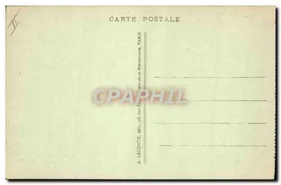 Biały słon — Muzeum Historii Naturalnej — A. Leconte, wyd., 18, rue Saint-André-de-la-Bretonnerie, Paryż — Rewers