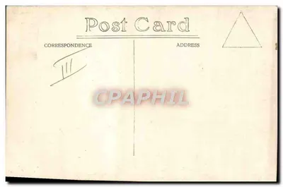 Tigre sobre crocodilo — cena de caça — cartão postal anônimo — Verso