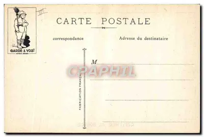 Rentrée de bordée — caricatura de marinheiro — J.-P. Gobrevil — Verso