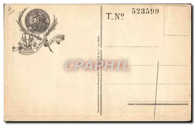 Dia do Poilu — 25 e 26 de dezembro de 1915 — Impressions Artis. Rue de Paris — Verso