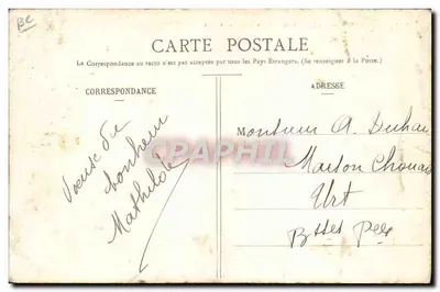 Atrelado Béarnês — Os Pirineus — C.C. n°1048 — Verso
