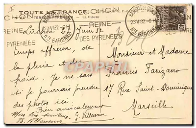 A tecelã — Toda a França — Edições Jouve, Paul, N° 87 — Verso