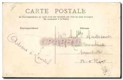 Pyrénées — Kostiumy Ossalais — wydawca nieznany — Rewers