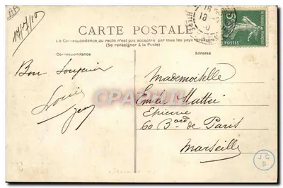 Pyrénées — Taniec Kraju — Wydawca: Pyrénées, nr 2581 — Rewers