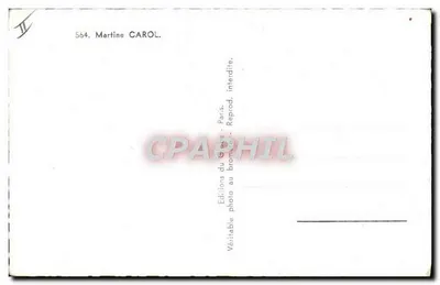 Martine CAROL — Foto Sam Levin — Edições do Castelo, Paris — Verso