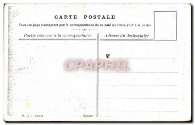 Os Competidores — caricatura política — B. C. I. Paris — Verso