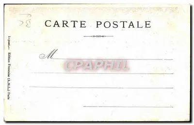 Huevo en Marruecos — Día 1903 — Edición Francesa (A.M.L.) París — Reverso