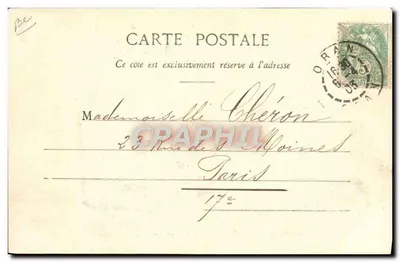 Chegada do Sr. LOUBET, Presidente da República Francesa, na Argélia (Abril de 1903) — Fototipia A. Bergeret e Cie, Argel — n° 10, rue Bab-Azoun — Verso