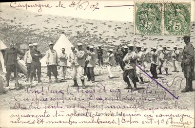 Campanha de 1907 — Exercício de Basse-Corse — Risoul editor