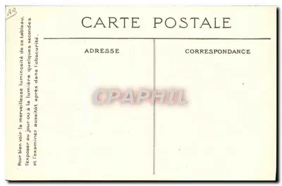 A Boxe — Silhuetas dos Ateliers — Imp. Lumineuse Radiana (Btée S.G.D.G.) Paris (Made in France) — Verso