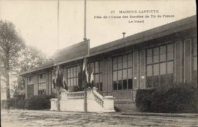 Maison-Laffitte — Festa da União das Sociedades de Tiro da França — O Stand