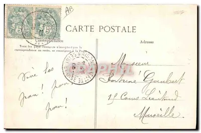 Maison-Laffitte — Festa da União das Sociedades de Tiro da França — O Stand — Verso