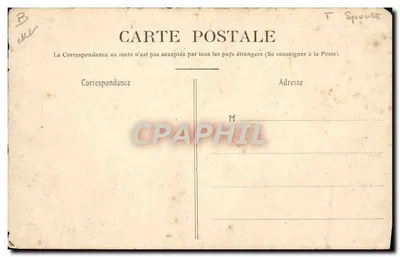 Société Mixte de Tir de Tours — Distribution des Prix — Siège social : Café de la Renaissance, Halle aux Ours — Verso