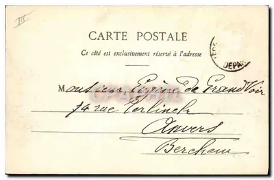 Liège - O Tiro Comunal — Editor Albert Sugg, em Gand, Série 28 N. 20 — Verso