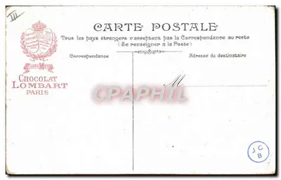 Dirppe - Partida do "Brighton" — Chocolat Lombart, n°38 — Verso